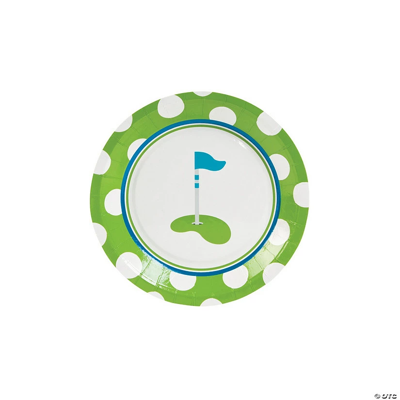 Wholesale 💯 Golf Par-Tee Paper Dessert Plates - 8 Ct. 💯