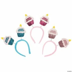 Wholesale 👍 Happy 🎂 Birthday Cupcake Head Boppers - 6 Pc. 🎉