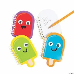 Outlet 🎉 Ice Pop Party Googly Eyes Spiral Notepads - 24 Pc. ⌛