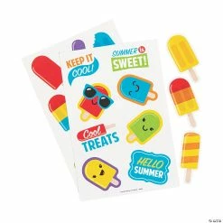 New 💯 Ice Pop Party Sticker Sheets - 12 Pc. 🎉