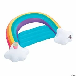 Promo 💯 Inflatable BigMouth® Rainbow Sling Seat Pool Float 🧨