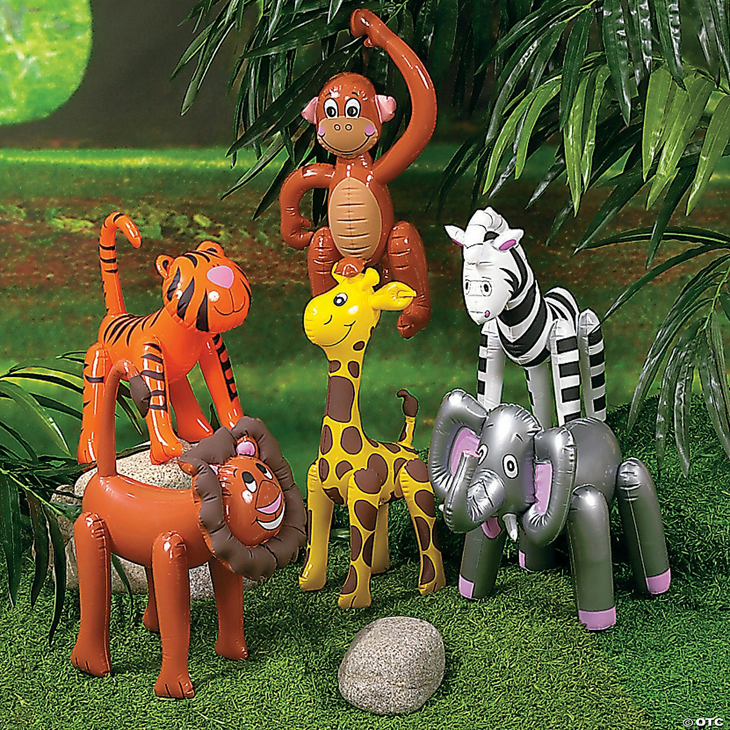 Buy β Inflatable Zoo Animal Assortment - 12 Pc. β - Image 2