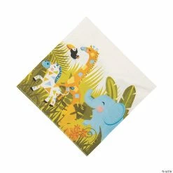 Buy 🌟 Jungle Baby Shower Luncheon Napkins - 16 Pc. 😀
