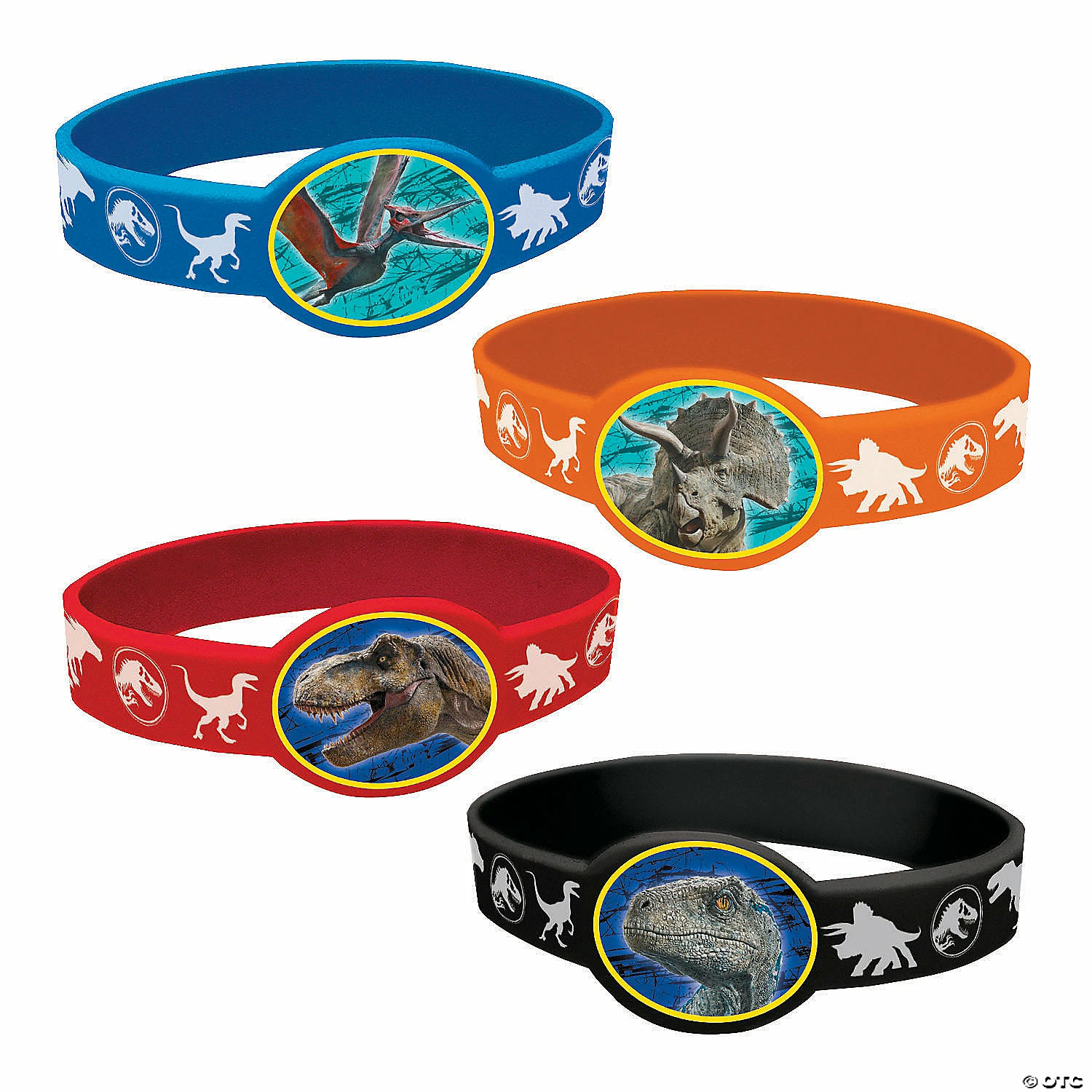 Top 10 π Jurassic Worldβ’ Rubber Bracelets - 4 Pc. π―