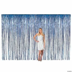 Best deal 👏 Large Metallic Fringe Backdrop Curtains 🛒