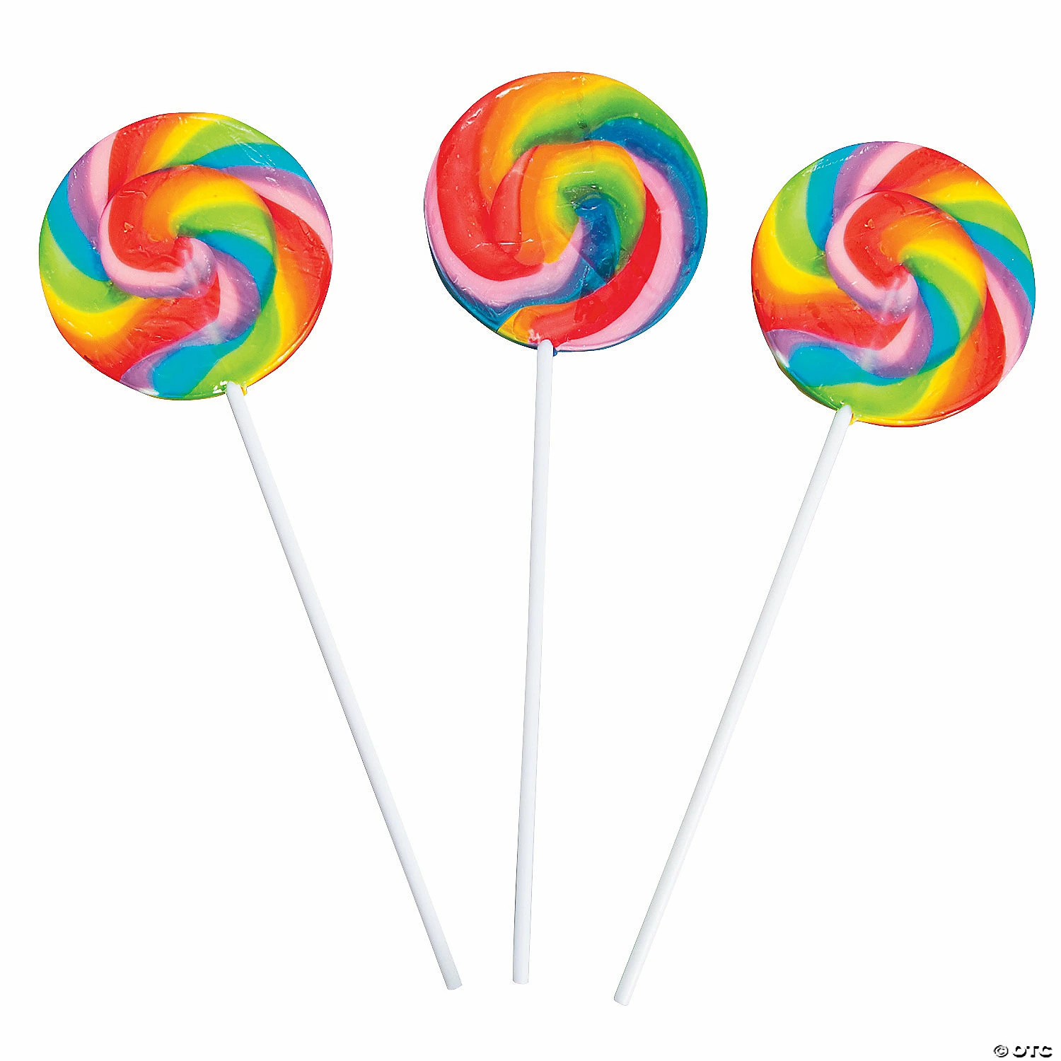 Budget β Large Cherry Flavored Swirl Lollipops - 12 Pc. π