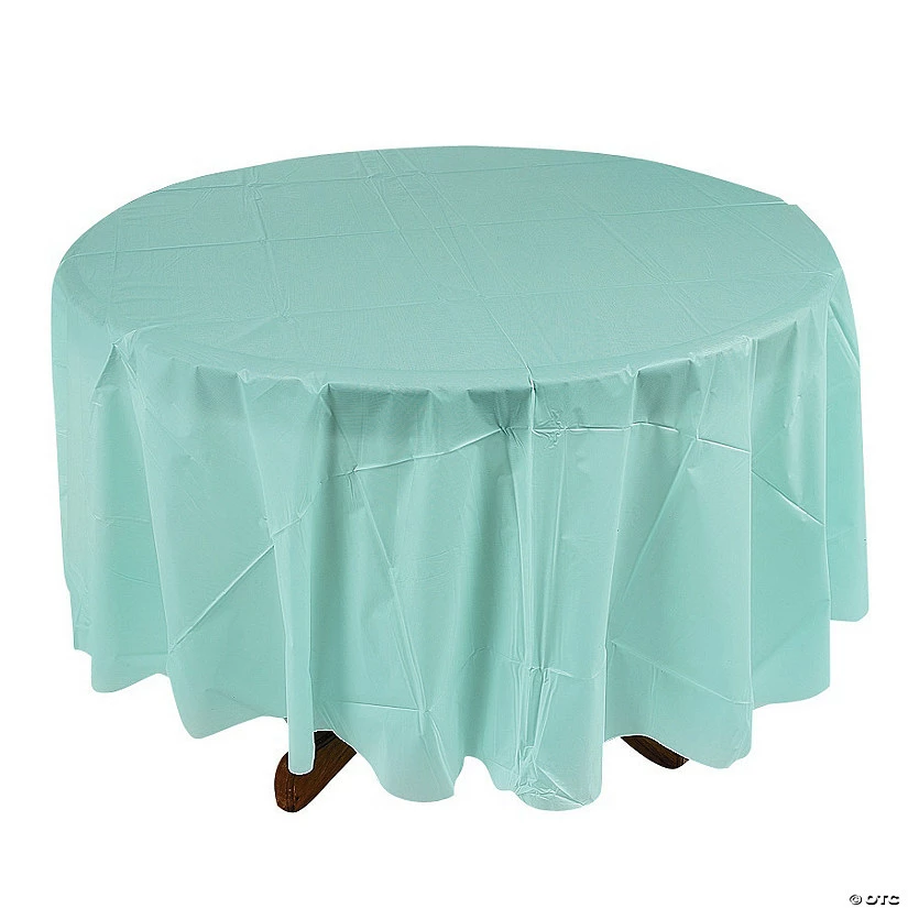Discount 💯 Round Plastic Tablecloth 🤩