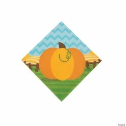 Wholesale 🎁 Lil’ Pumpkin Beverage Napkins - 16 Pc. 🔥
