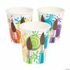 Budget 🛒 Little Artist Party Paintbrushes & Swirls Paper Cups - 8 Pc. 🤩