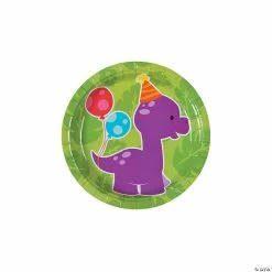 Coupon 😉 Little Dino Party Brontasaurus Paper Dessert Plates - 8 Ct. 👏
