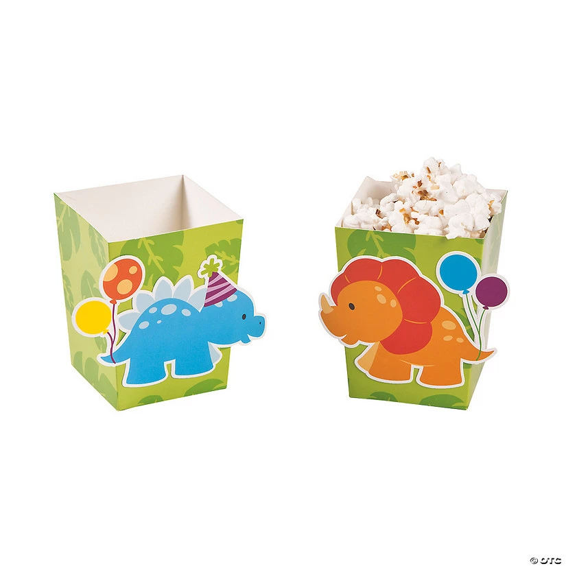 Deals 🎁 Little Dino Popcorn Boxes - 24 Pc. 🔥