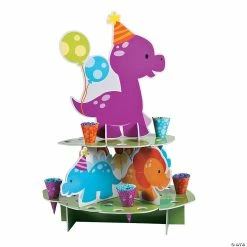 Wholesale 🎁 Little Dino Treat Stand with Cones - 25 Pc. 🤩
