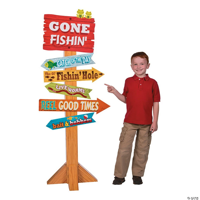 Buy π Little Fisherman Directional Sign π