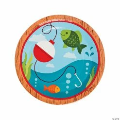 Cheapest 👏 Little Fisherman Paper Dinner Plates - 8 Ct. 💯