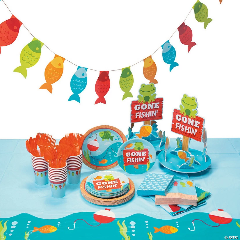 New π Little Fisherman Tableware Kit for 24 Guests π€©