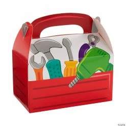Buy 😉 Little Handyman Red Tool Box Treat Box - 12 Pc. ✨