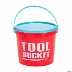Deals ✔️ Little Handyman Tool Pails with Lids - 12 Pc. 🌟