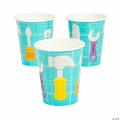 Wholesale 🔥 Little Handyman Toolset Paper Cups - 8 Pc. ❤️
