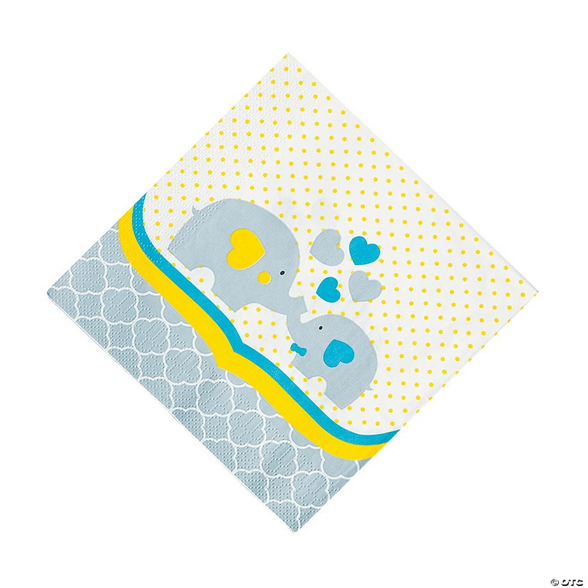 Best Sale π Little Peanut Elephant Luncheon Napkins - 16 Pc. π