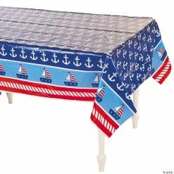 Coupon 🥰 Little Sailor Plastic Tablecloth 🥰