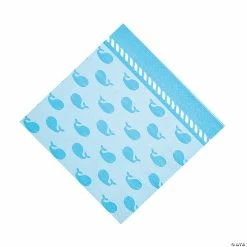 Buy 💯 Little Sailor with Whale Print Luncheon Napkins - 16 Pc. 🌟