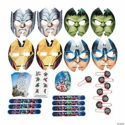 Budget 🧨 Marvel Comics The Avengers™ Favor Pack for 8 🤩