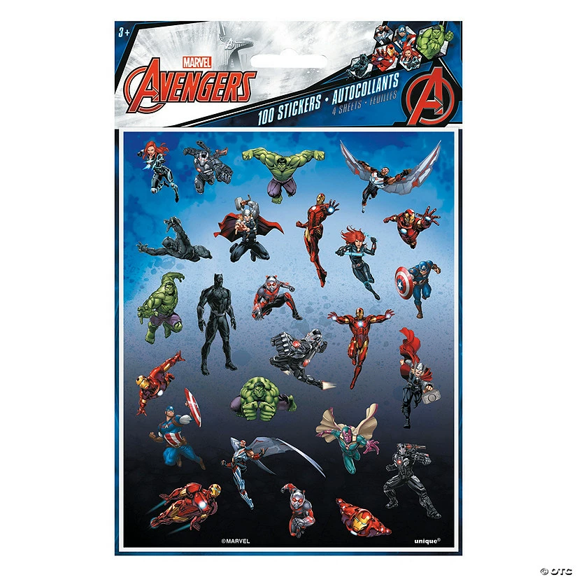 Cheap 🤩 Marvel Comics The Avengers™ Sticker Roll - 100 Pc. ⌛
