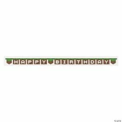 Deals 🎉 Minecraft® Jointed 🎂 Birthday Banner 😀