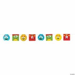 Cheapest 🤩 Mini Monster Paper Pennant Banner 🔥