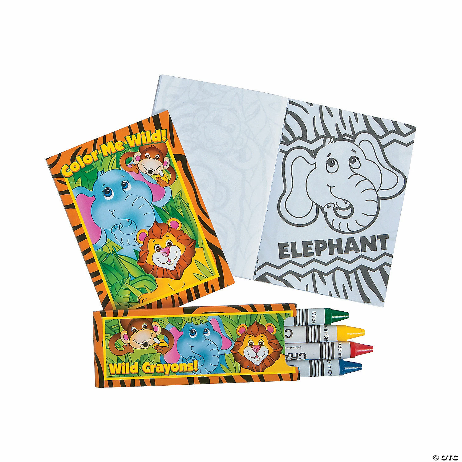 Budget โ Mini Zoo Animal Coloring Sets - 12 Pc. ๐