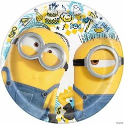New 😉 Minions™ Paper Dessert Plates - 8 Ct. 😉