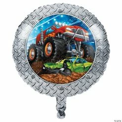 Best Pirce ✨ Monster Truck Party 18” Mylar Balloon 👏
