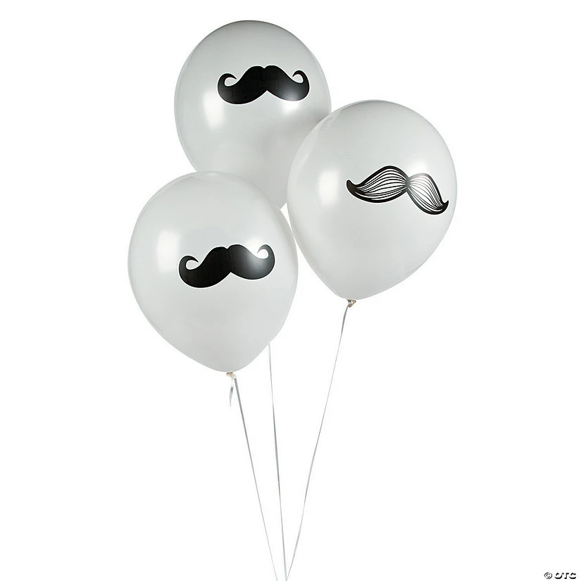 Flash Sale β Mustache 11" Latex Balloons - 12 Pc. π₯°
