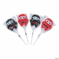 Outlet 👍 Ninja Character Lollipops - 12 Pc. 🎉
