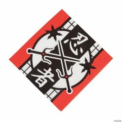 Budget ✔️ Ninja Warrior Sais Luncheon Napkins - 16 Pc. 👏