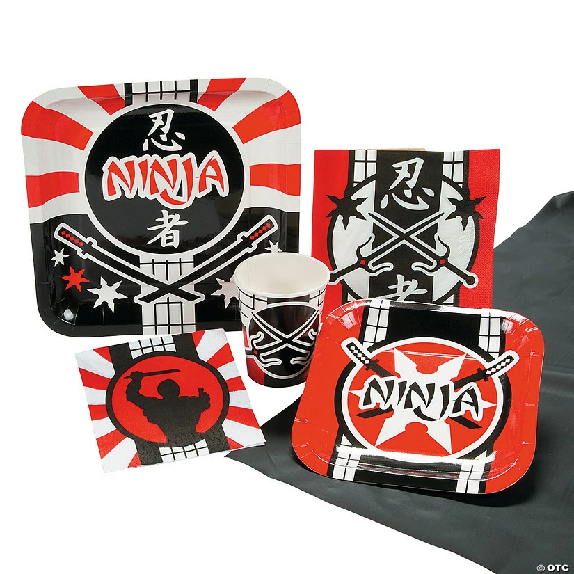 Best deal π€© Ninja Warrior Tableware Kit for 8 Guests π