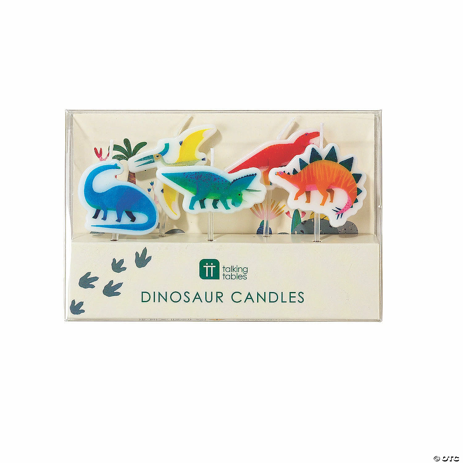 Budget π― Party Dinosaur-Shaped Candles - 5 Pc. π