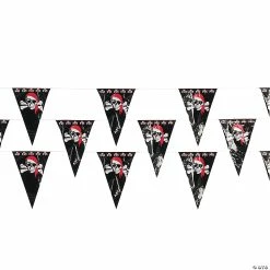 Best deal 🥰 Pirate Plastic Pennant Banner 🌟