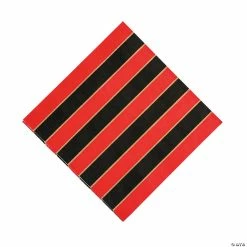 Promo ❤️ Pirate Striped Paper Luncheon Napkins - 16 Pc. 🤩