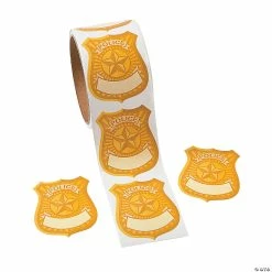 Wholesale ⌛ Police Badge Name Tag Stickers 🤩