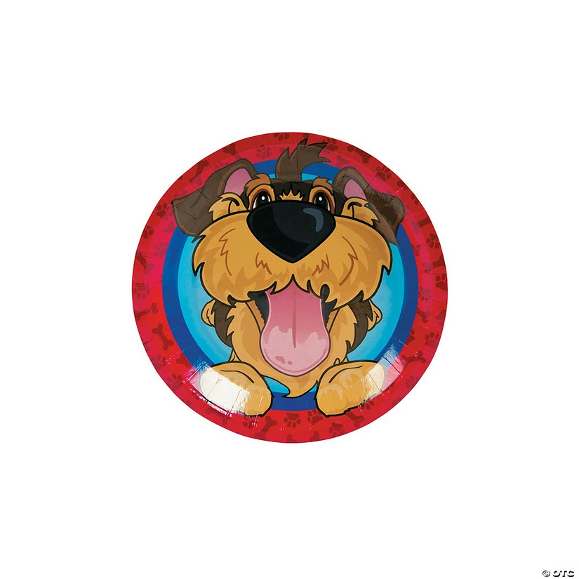 Coupon π Puppy Party Paper Dessert Plates - 8 Ct. π