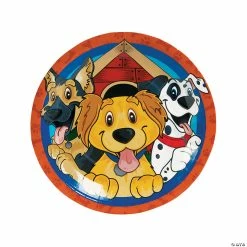 Budget 💯 Puppy Party Paper Dinner Plates - 8 Ct. 🎉