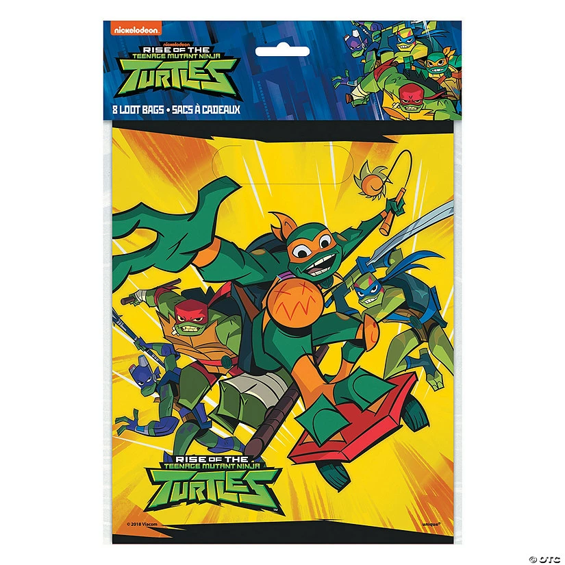 Top 10 🤩 Rise of the Teenage Mutant Ninja Turtles™ Goody Bags - 8 Pc. ✔️