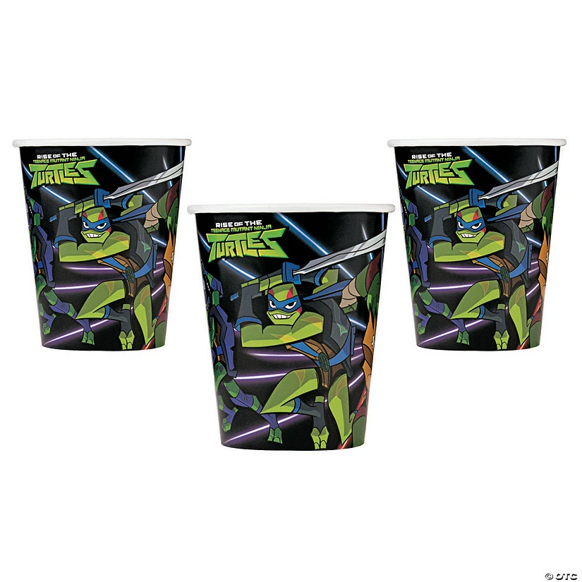 Top 10 ❤️ Rise of the Teenage Mutant Ninja Turtles™ Leonardo, Donatello, Michaelangelo & Raphael Paper Cups - 8 Pc. ✔️