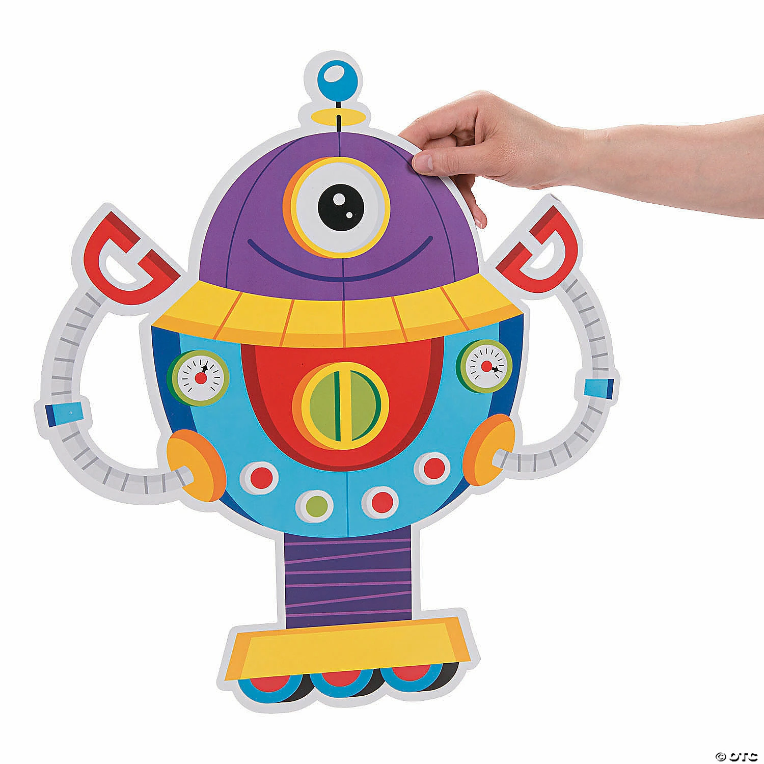 Promo ๐ Robot Party Wall Cutouts - 6 Pc. ๐ - Image 2