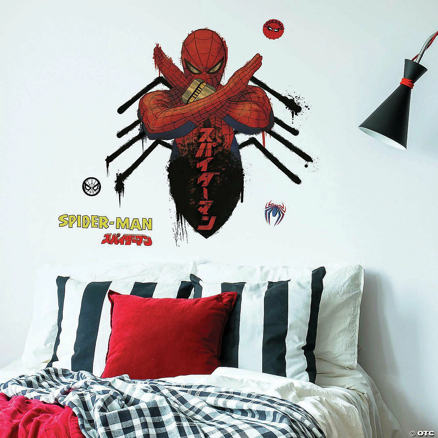 Promo π Roommates Marvel Spider-Man Japan Giant Peel And Stick Wall Decal π