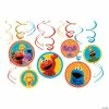 Discount 🔔 Sesame Street® Hanging Swirl Decorations - 12 Pc. 🌟