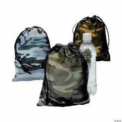 Hot Sale 🎉 Small Camouflage Drawstring Bags - 12 Pc. 🔥