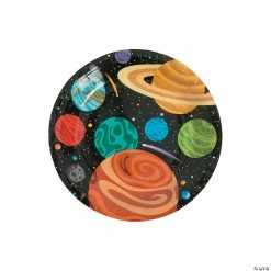 Outlet 👍 Space Party Milky Way Planets Paper Dessert Plates - 8 Ct. 🛒