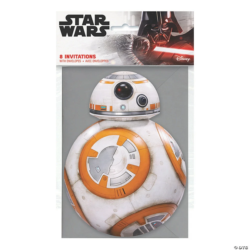Outlet π Star Warsβ’ BB-8 Invitations - 8 Pc. β